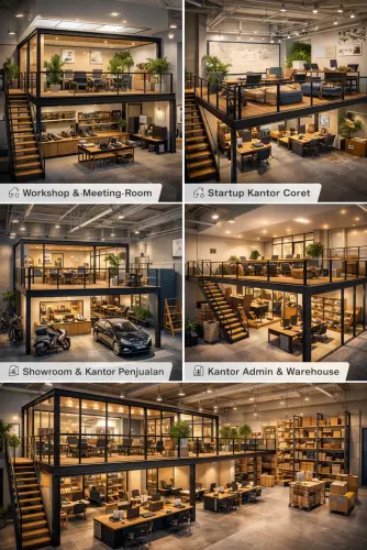 Mezzanine Ruang Kantor di Cikarang Utara