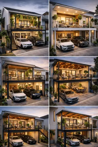 Mezannine Teras Rumah Keren di Cikarang Utara